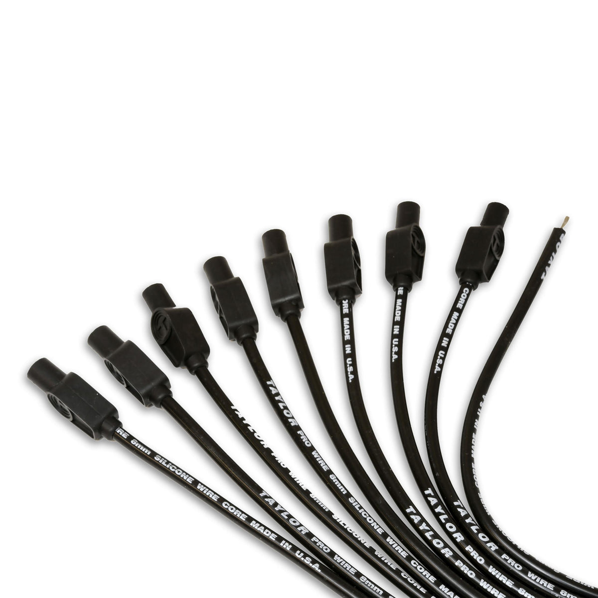 TAYLOR CABLE 8mm Pro Wire TCW univ 8 cyl 180 black - 70054
