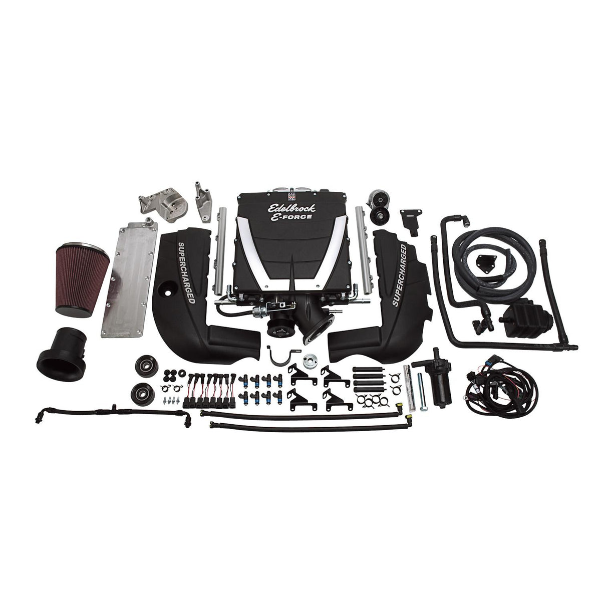 Edelbrock 15400 E-Force Universal Supercharger for LS3/L92 Cyl. Heads w/Corvette Offset-No Tune
