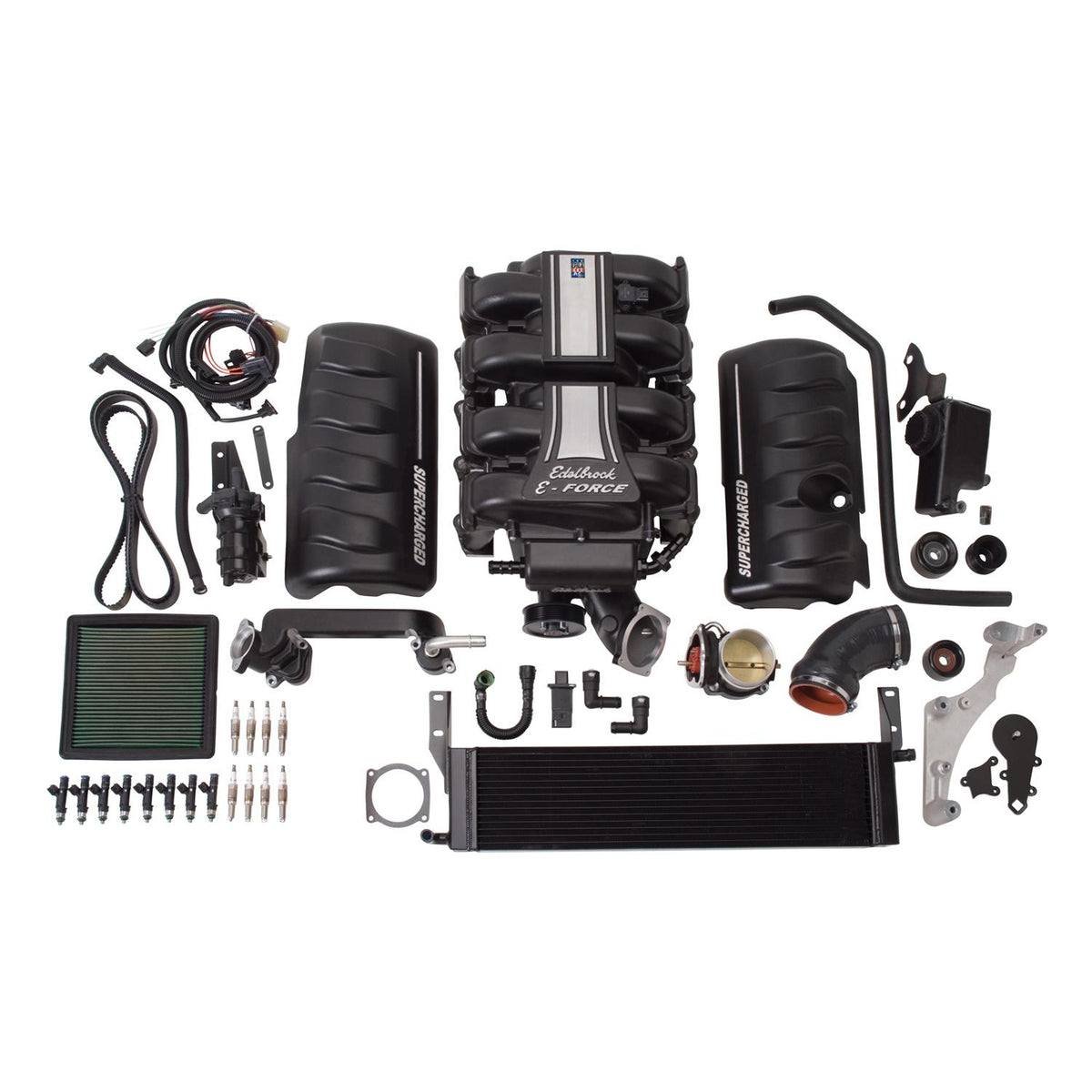Edelbrock 2010 Mustang GT E-Force Street Legal Supercharger Kit (Without Tuner)