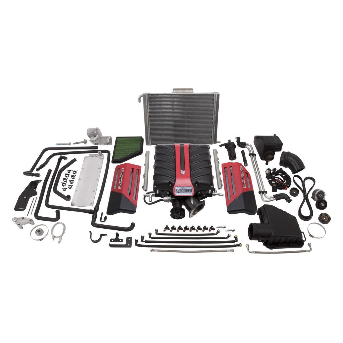 Edelbrock 2010-2013 Camaro SS E-Force Street Legal Supercharger Kit - Without Tuner (Auto Trans)