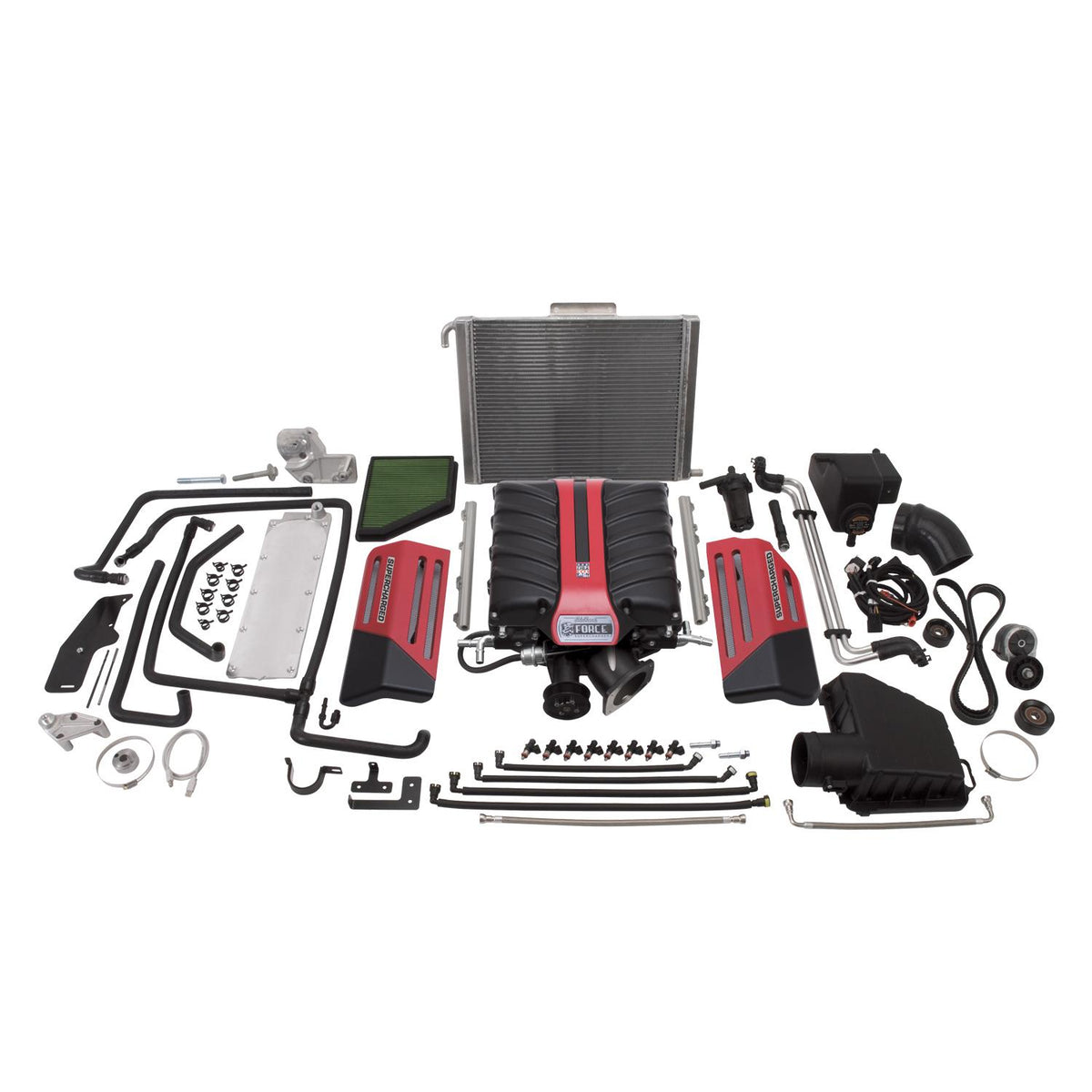 Edelbrock 2010-2013 Camaro SS E-Force Street Legal Supercharger Kit - Without Tuner (Manual Trans)