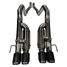 Kooks 3" Axle-Back w/ Carbon Fiber Tips - Connects to OEM Exhaust (2006-2013 Corvette Z06/ZR1). - 21606750