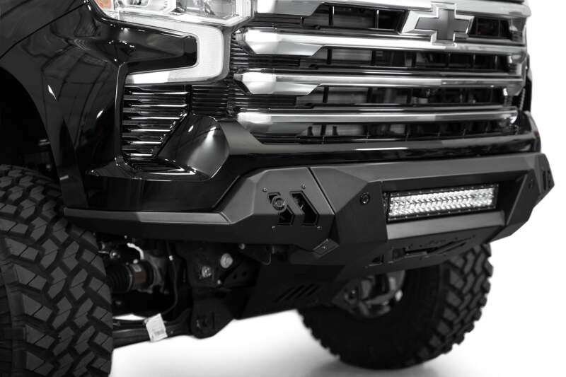 Addictive Desert Designs 2022-2025 Chevrolet Silverado 1500 Black Label Front Bumper - F140300010103