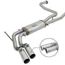 AFE Rebel Series 3 IN 409 Stainless Steel Cat-Back Exhaust System w/Polished Tip (2004-2015 Titan, Titan, Titan, Titan, Titan) - 49-46124-P