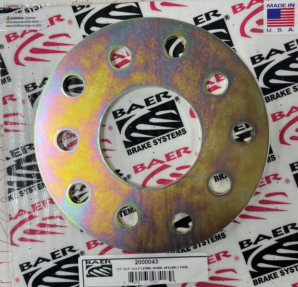 Baer Spacer Package contains (1) Pair - 2000043