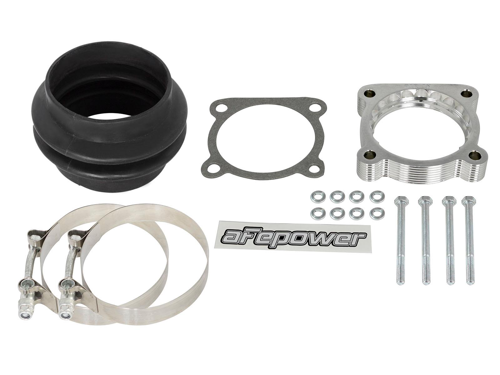 AFE Silver Bullet Throttle Body Spacer Kit (2011-2021 Armada, Armada, QX80, QX80, QX56) - 46-36004