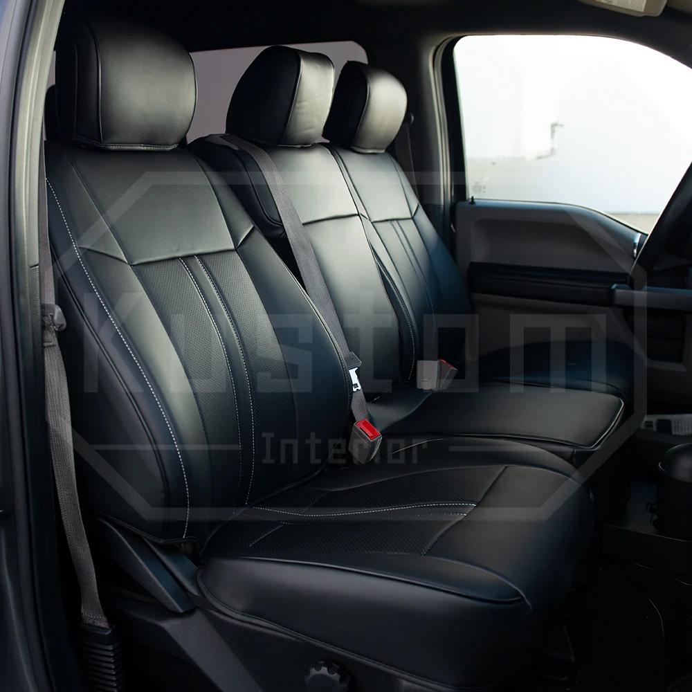 Kustom Interior Custom Premium Artificial Leather Seat Covers (2015-2020 F-150)