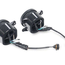 Raxiom 07-18 Jeep Wrangler JK V2 LED Switchback Fog Lights with Amber Turn Signal and Halo Rings