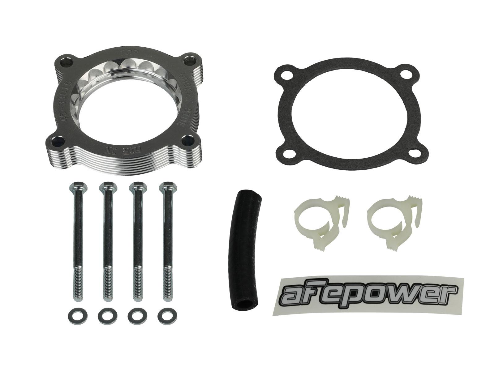 AFE Silver Bullet Throttle Body Spacer Kit (Ford F-150 11-14 V6-3.7L) - 46-33016