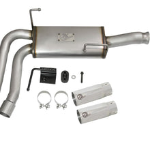 AFE Rebel Series 3 IN to 2-1/2 IN 409 Stainless Steel Cat-Back Exhaust w/ Polish Tip - 49-44070-P