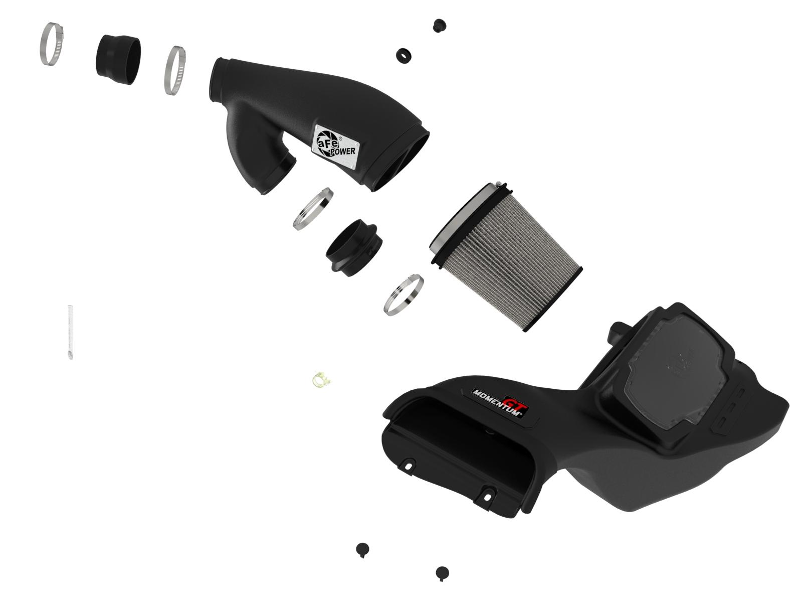aFe Momentum GT Cold Air Intake System w/ Pro DRY S Filter (2021+ Ford F-150 V6 3.5L Powerboost) - 50-70099D