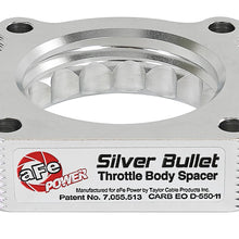 AFE Silver Bullet Throttle Body Spacer Kit (2005-2015 4Runner, Tundra, Tundra, Tacoma, Tacoma, FJ Cruiser) - 46-38002