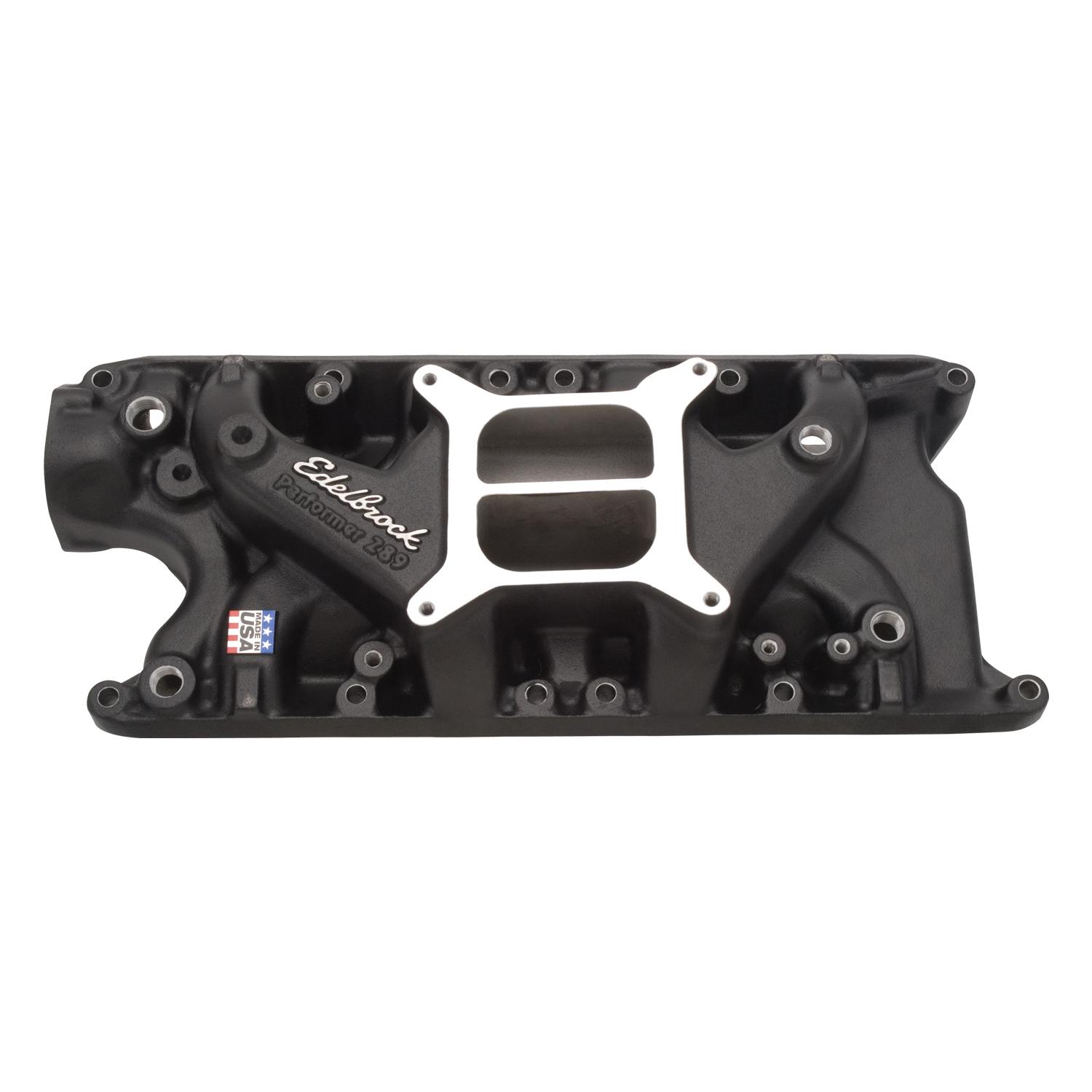 Edelbrock Black Performer Intake Mnfld SBF 260-302 - 21213