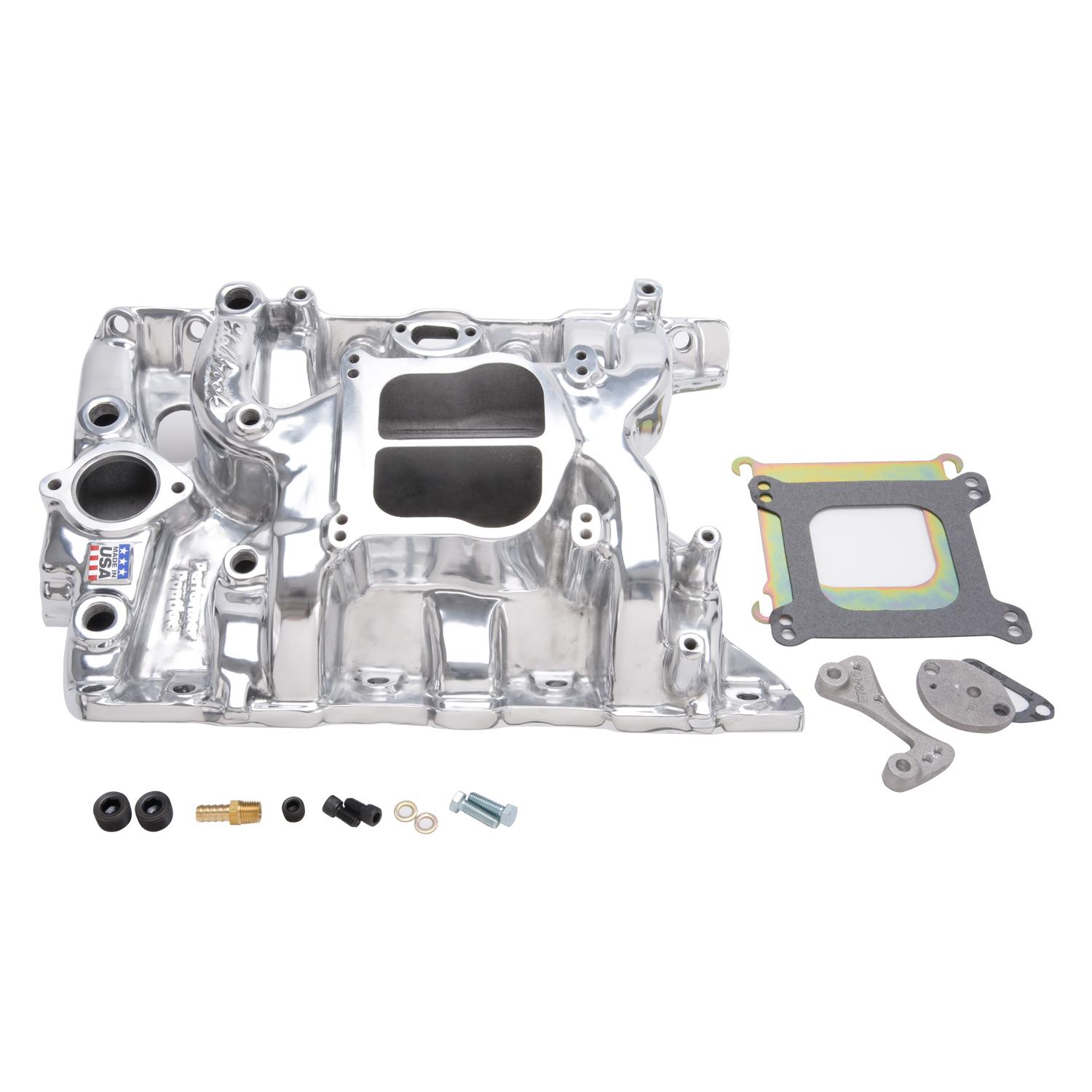 Edelbrock Polished Performer Pontiac 400-455 Intak - 21561
