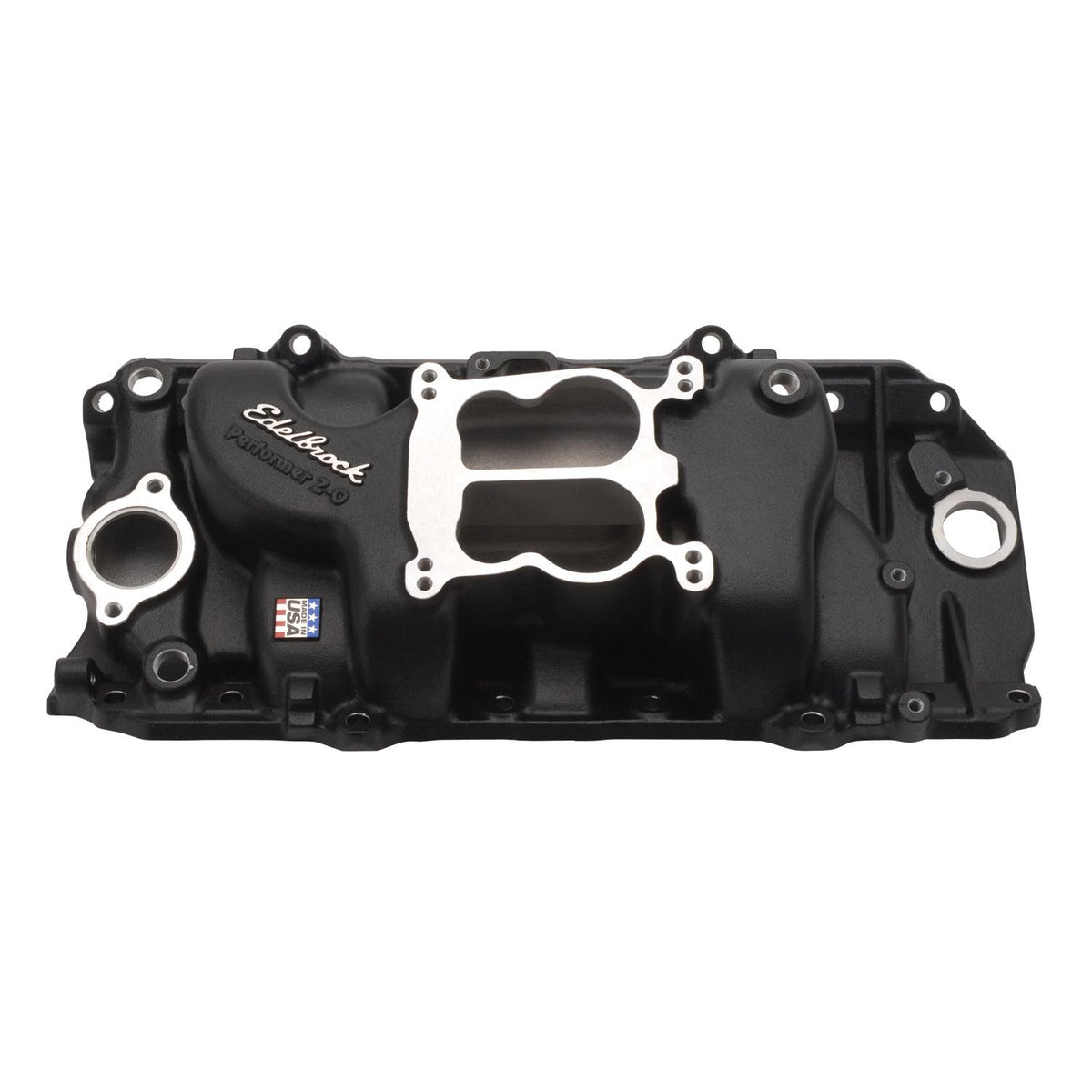Edelbrock Black Performer BBC Intake Mfd Oval Port - 21613