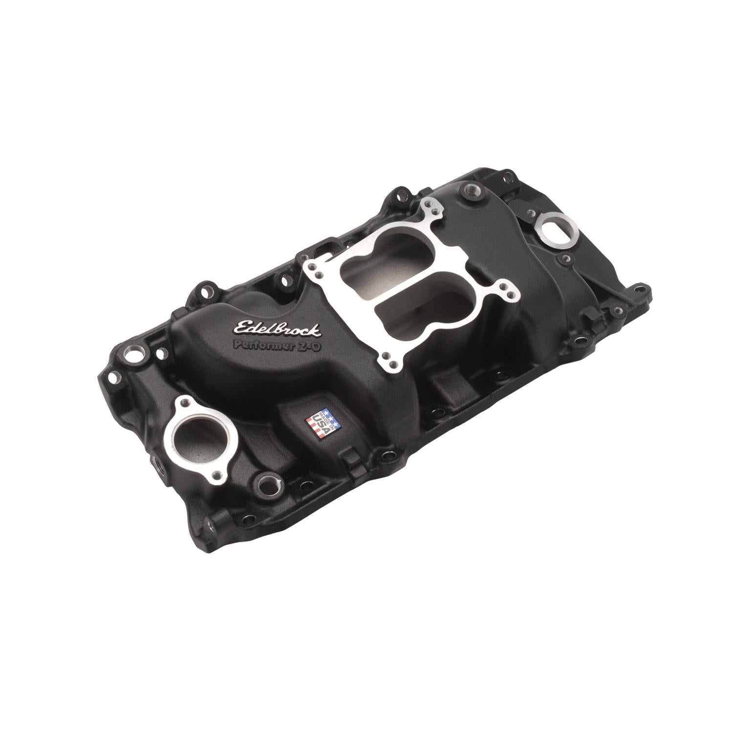 Edelbrock Black Performer BBC Intake Mfd Oval Port - 21613