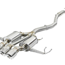 AFE Takeda Cat-Back Exhaust System w/ Polished Tip (2017-2021 Civic) - 49-36623-P