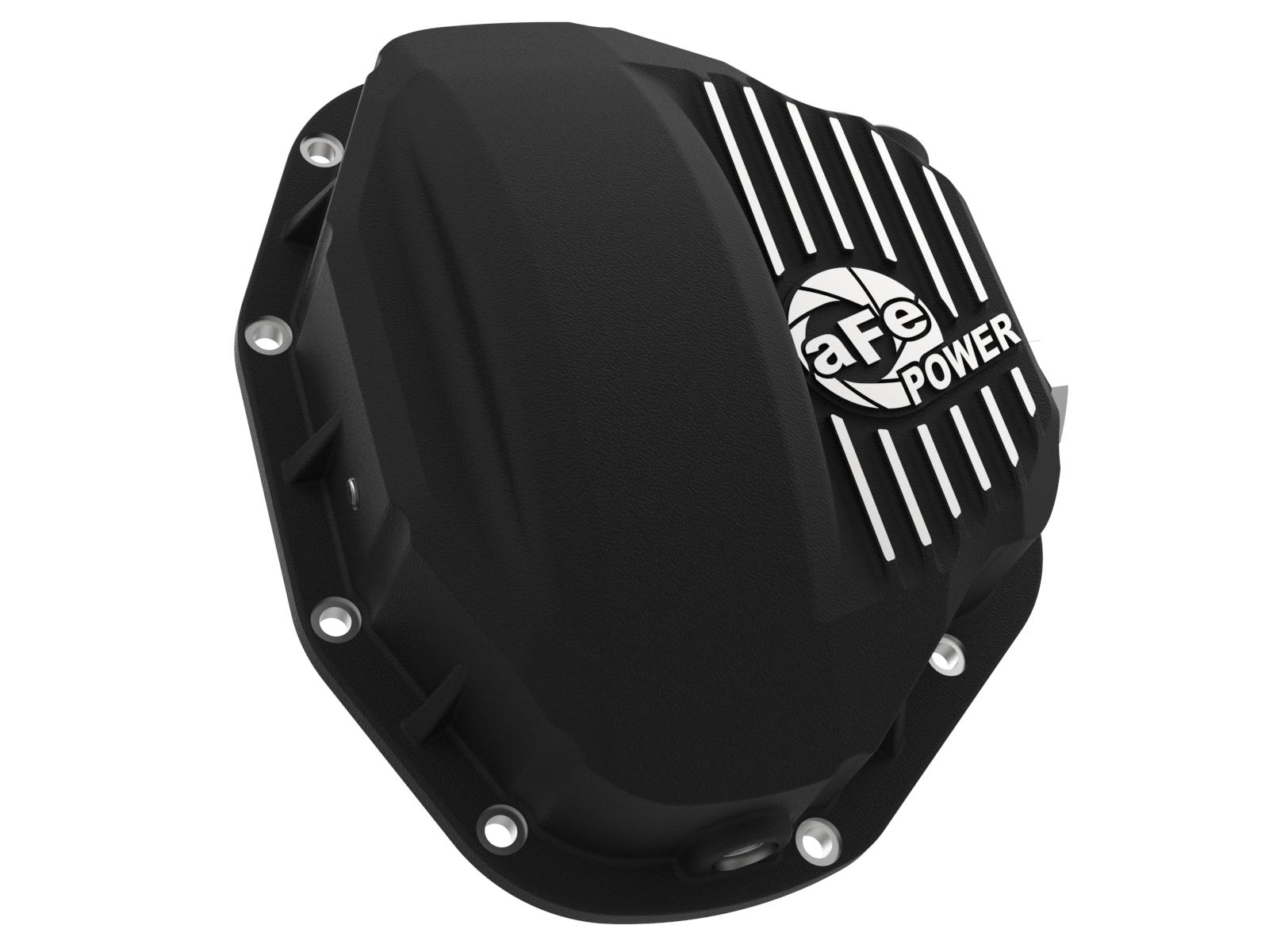 AFE Pro Series Rear Differential Cover Black w/ Machined Fins (1994-2007 Ram 3500, F-350 Super Duty, F-350 Super Duty, F-450 Super Duty, F-450 Super Duty) - 46-70032