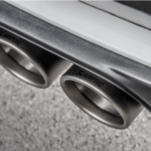 Akrapovic 2014-2020 Porsche Tail pipe set (Titanium). (2014-2019 911) - TP-T/S/19