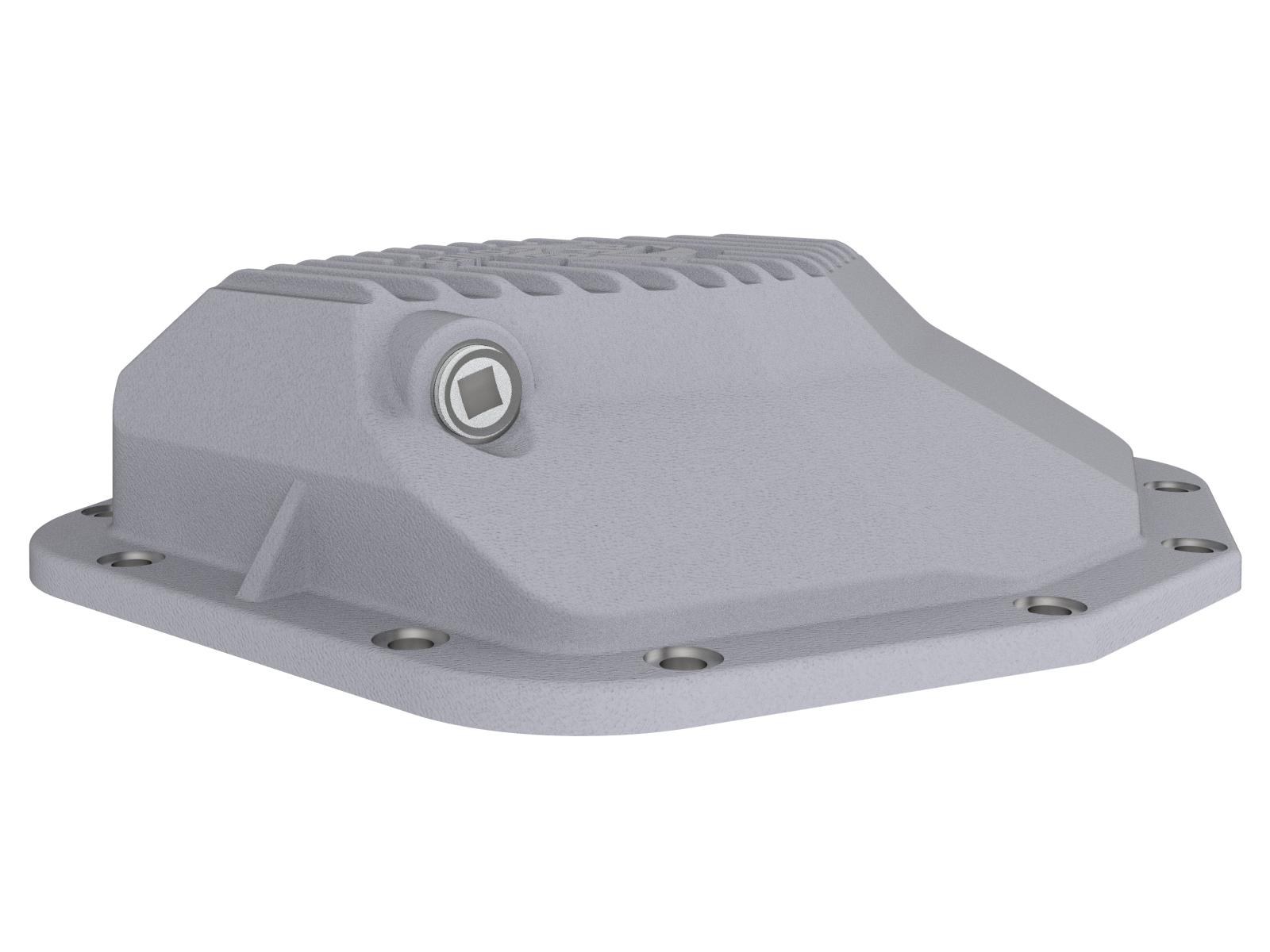 aFe Street Series Rear Differential Cover Raw w/ Machined Fins (2021-2022 Ram 1500 TRX (sc) (Dana M250)) - 46-71280A