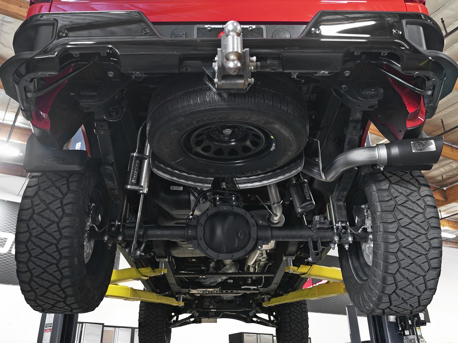 AFE Cat-Back Exhaust System (2019-2020 GM Trucks L4-2.7L (t)) - 49-44108-B