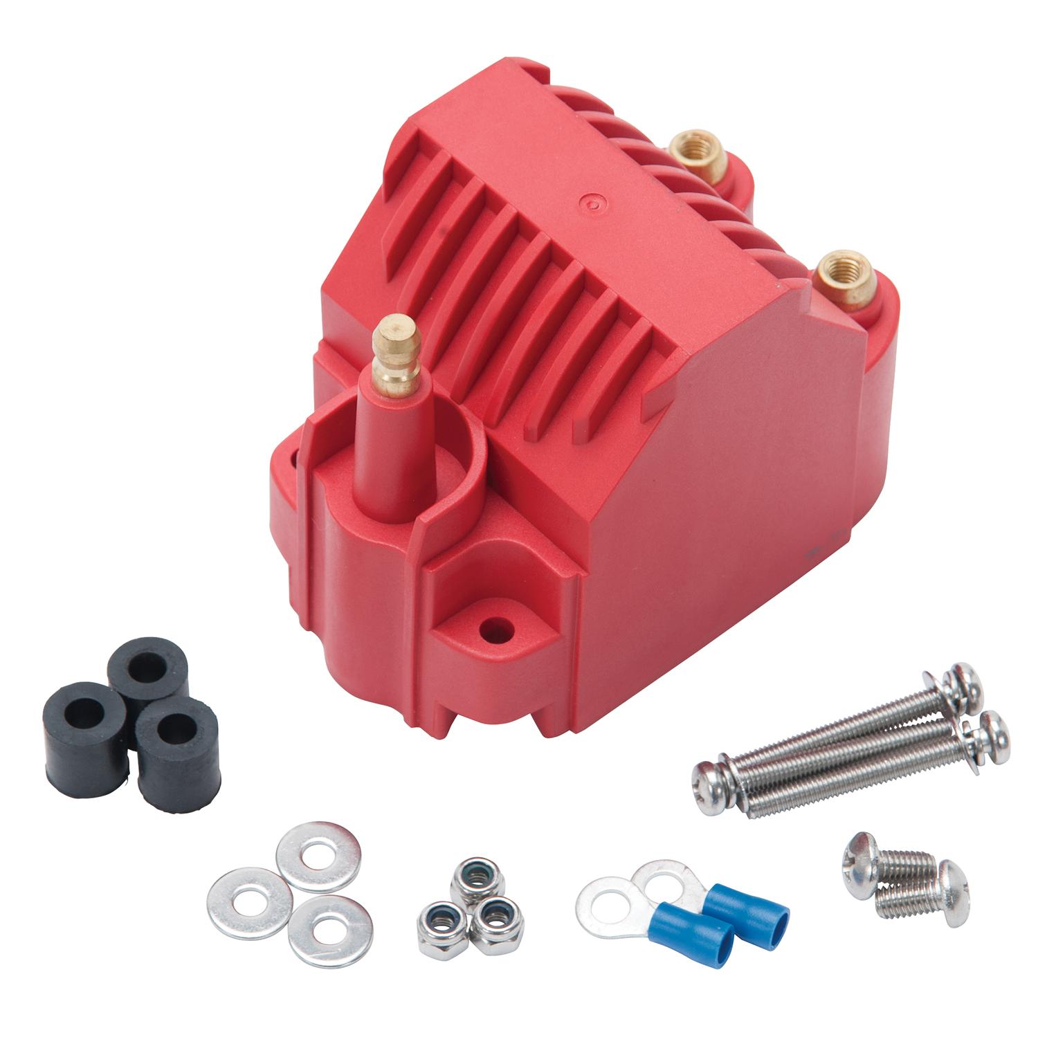 Edelbrock Dome Style Ignition Coil Red - 22742