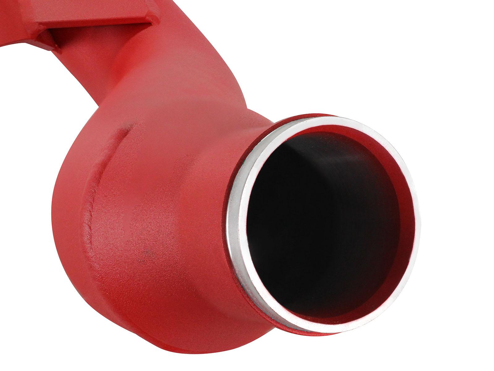 AFE BladeRunner 3" Hot Charge Pipe - Red (2014-2015 Dodge EcoDiesel V6-3.0L (td)) - 46-20178-R