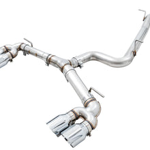 AWE Track Edition Exhaust for MK7 Golf R - Chrome Silver Tips, 102mm - 3015-42134
