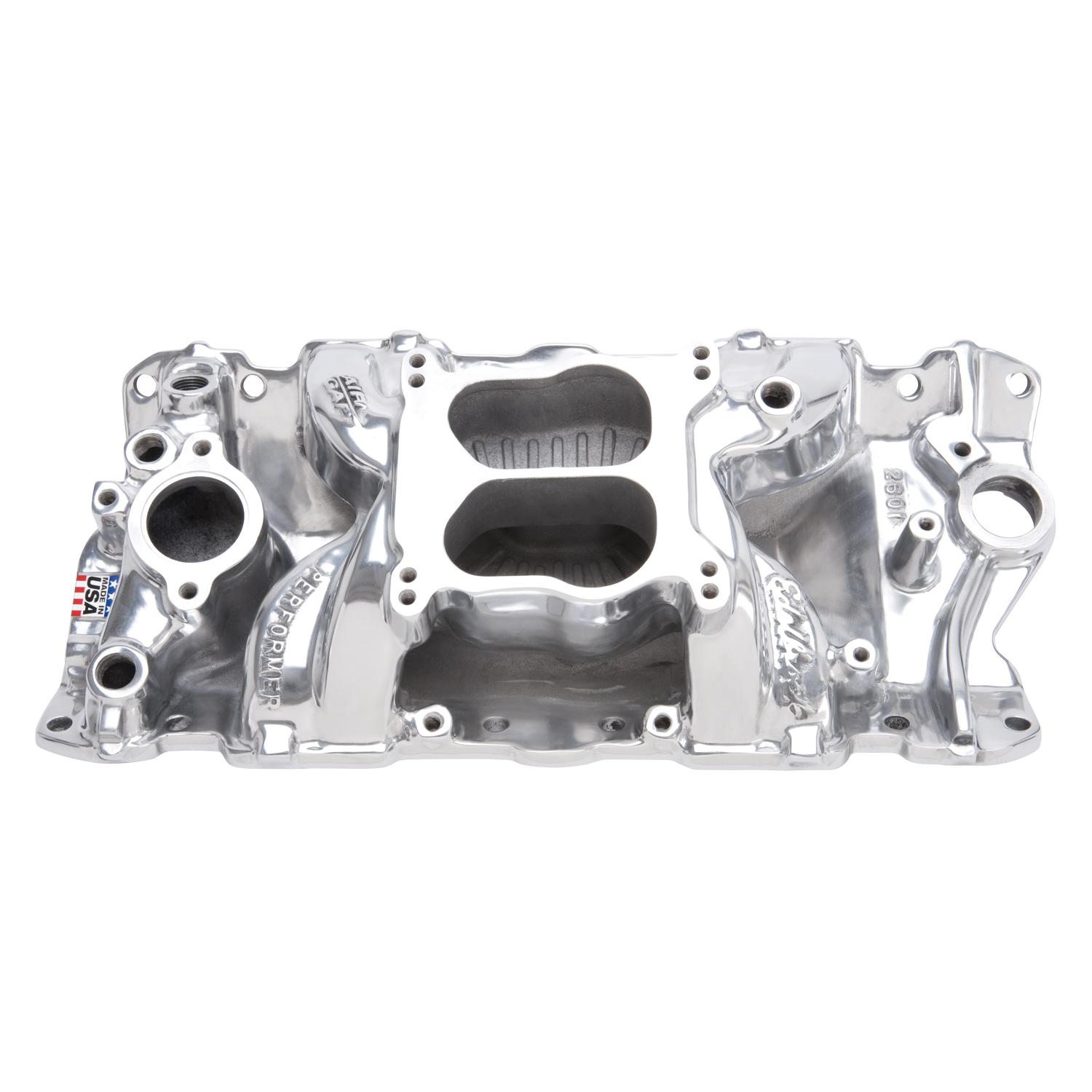 Edelbrock Polished Performer Air-Gap SBC 1955-86 - 26011