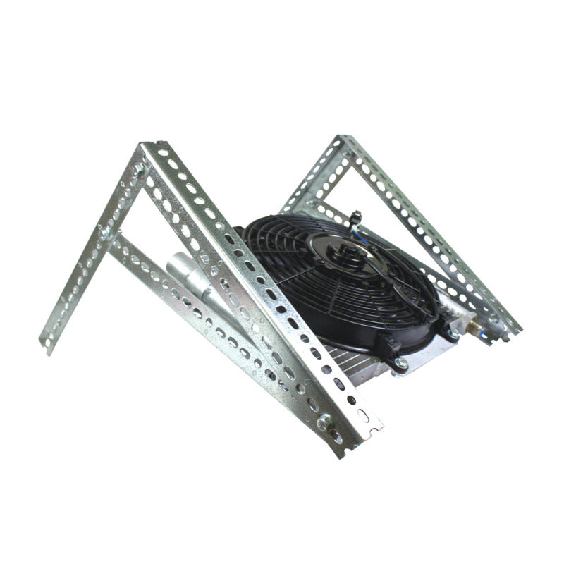 BD Diesel Bd Xtrude Transmission Cooler With Fan - Complete Kit 1/2In Lines - 1030606-1/2