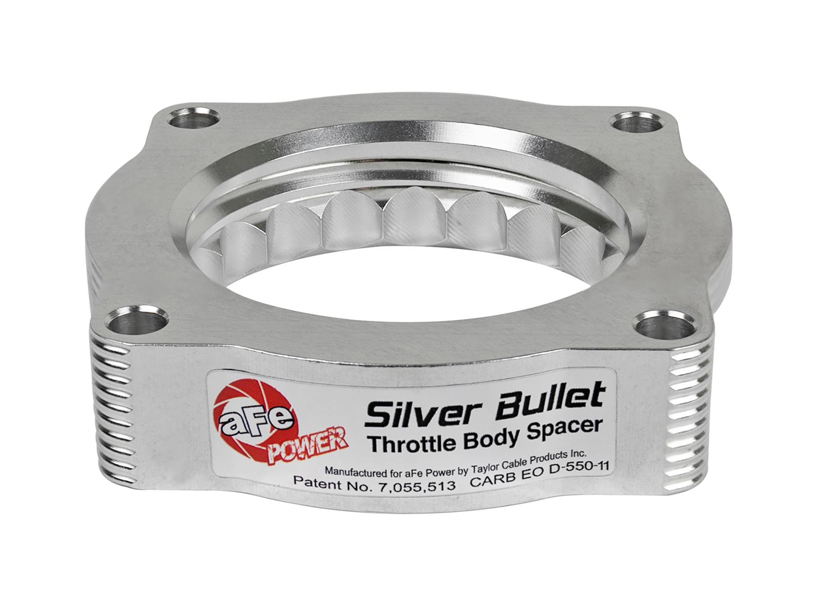 AFE Silver Bullet Throttle Body Spacer Kit (2002-2009 745i, 745Li, X5, X5, 545i, 645Ci, 645Ci, 550i, 650i, 650i) - 46-31001