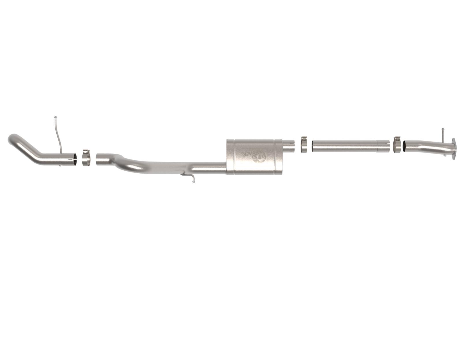 AFE 49-43135 Apollo GT Series 3" 409 Stainless Steel Cat-Back Exhaust System (2021-2025 Bronco)