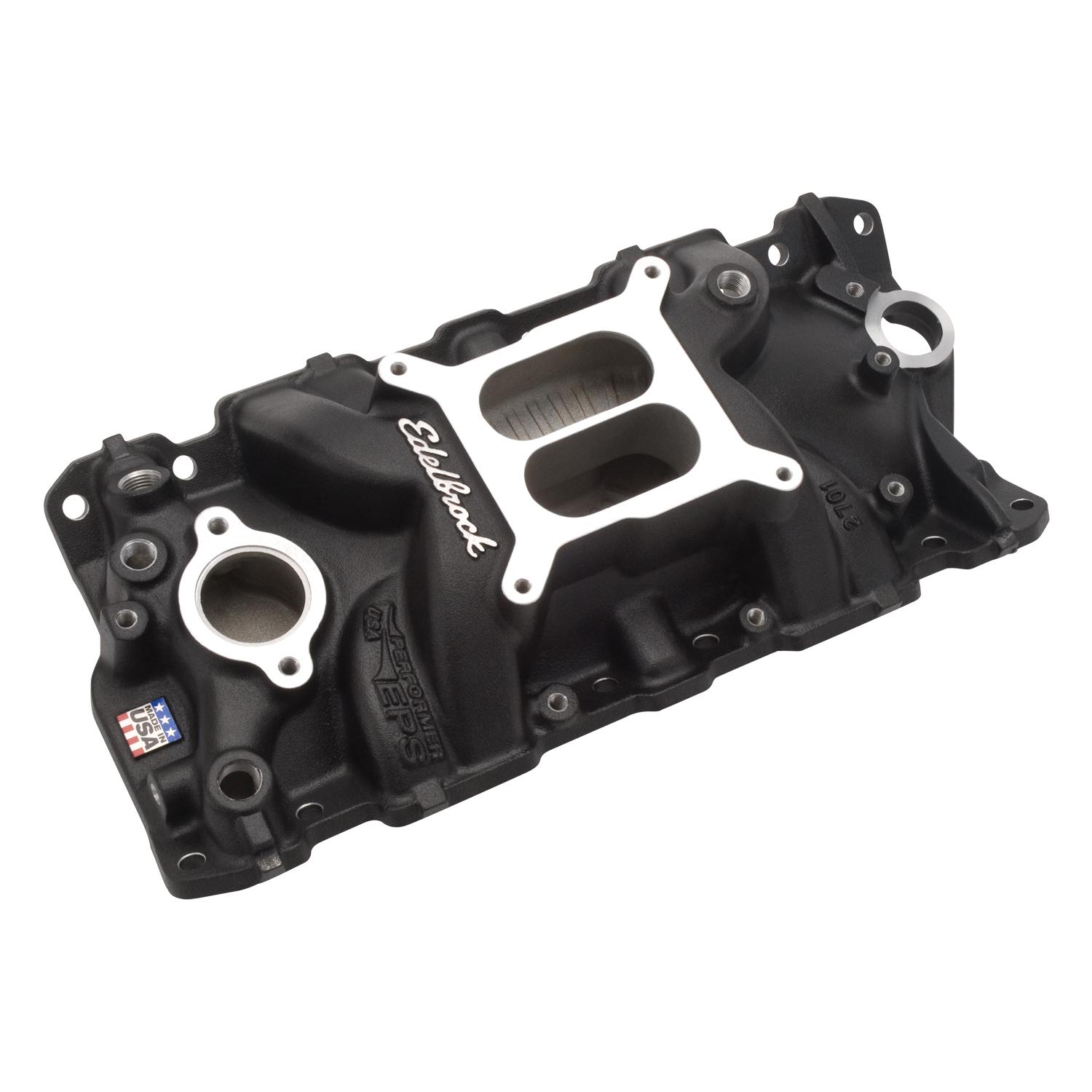 Edelbrock Black Performer EPS SBC Intake Manifold - 27013