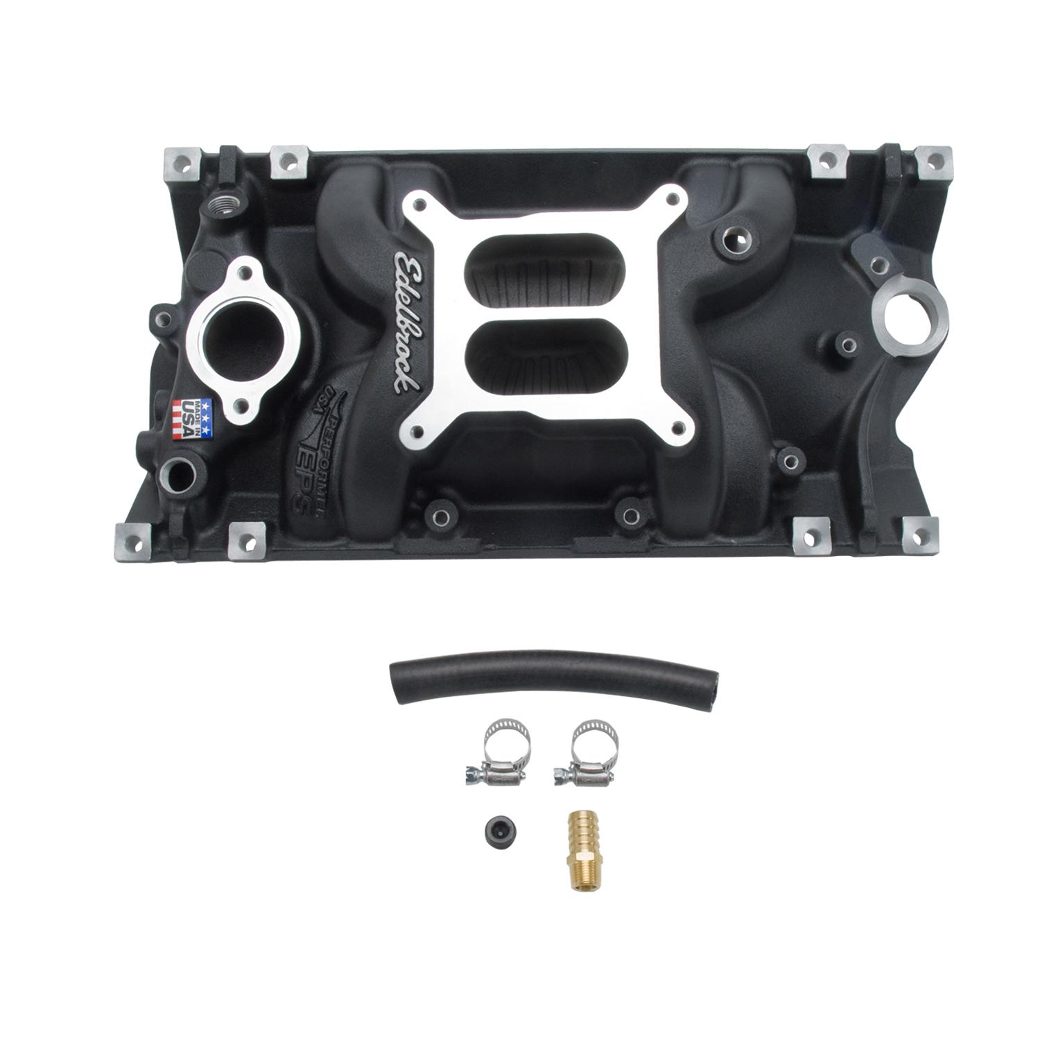 Edelbrock Black Performer EPS Vortec SBC IntakeMan - 27163