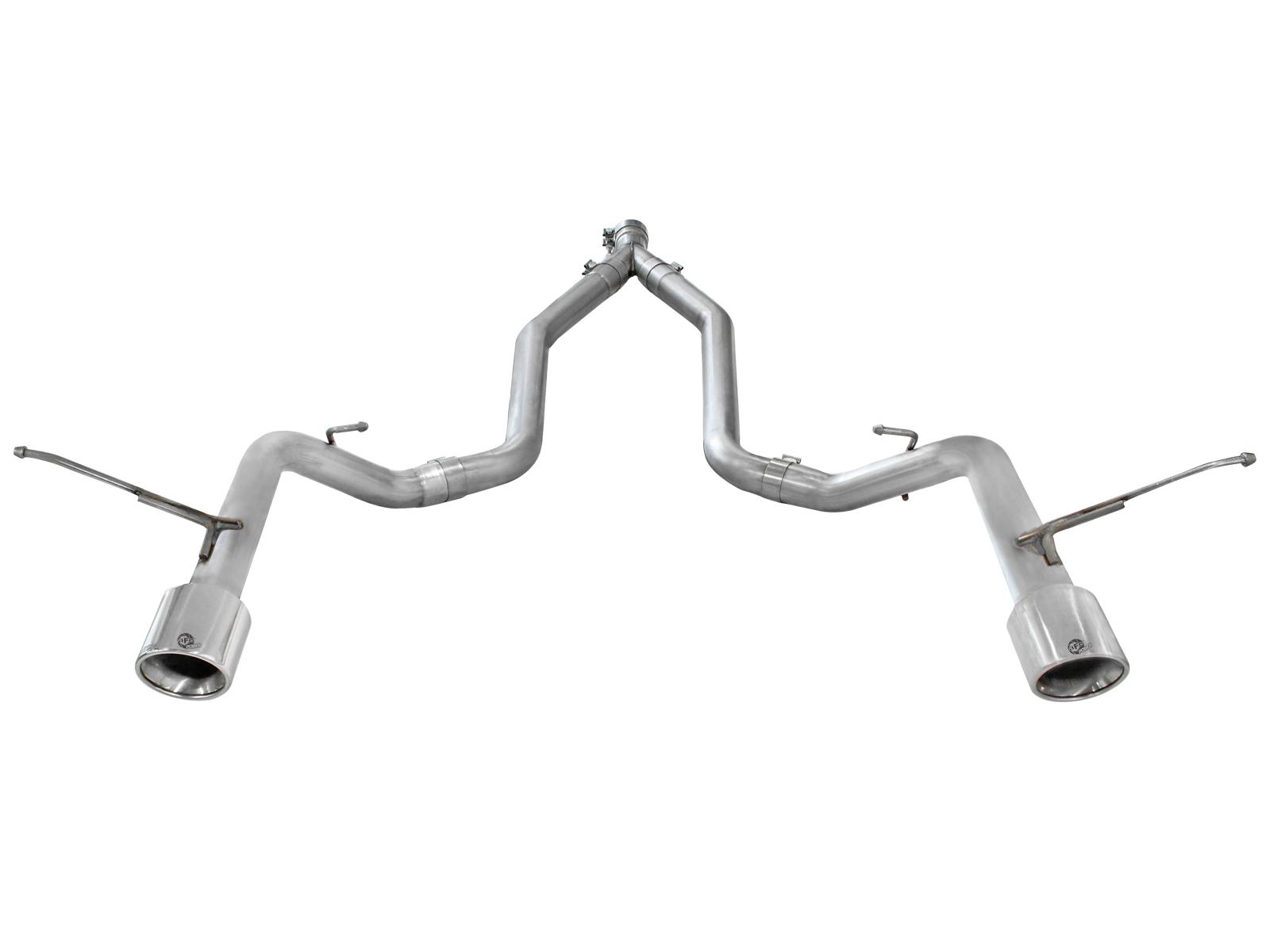 AFE Large Bore-HD 2-1/2in 409 Stainless Steel DPF-Back Exhaust System (2014-2014 Grand Cherokee, Grand Cherokee, Grand Cherokee) - 49-46235