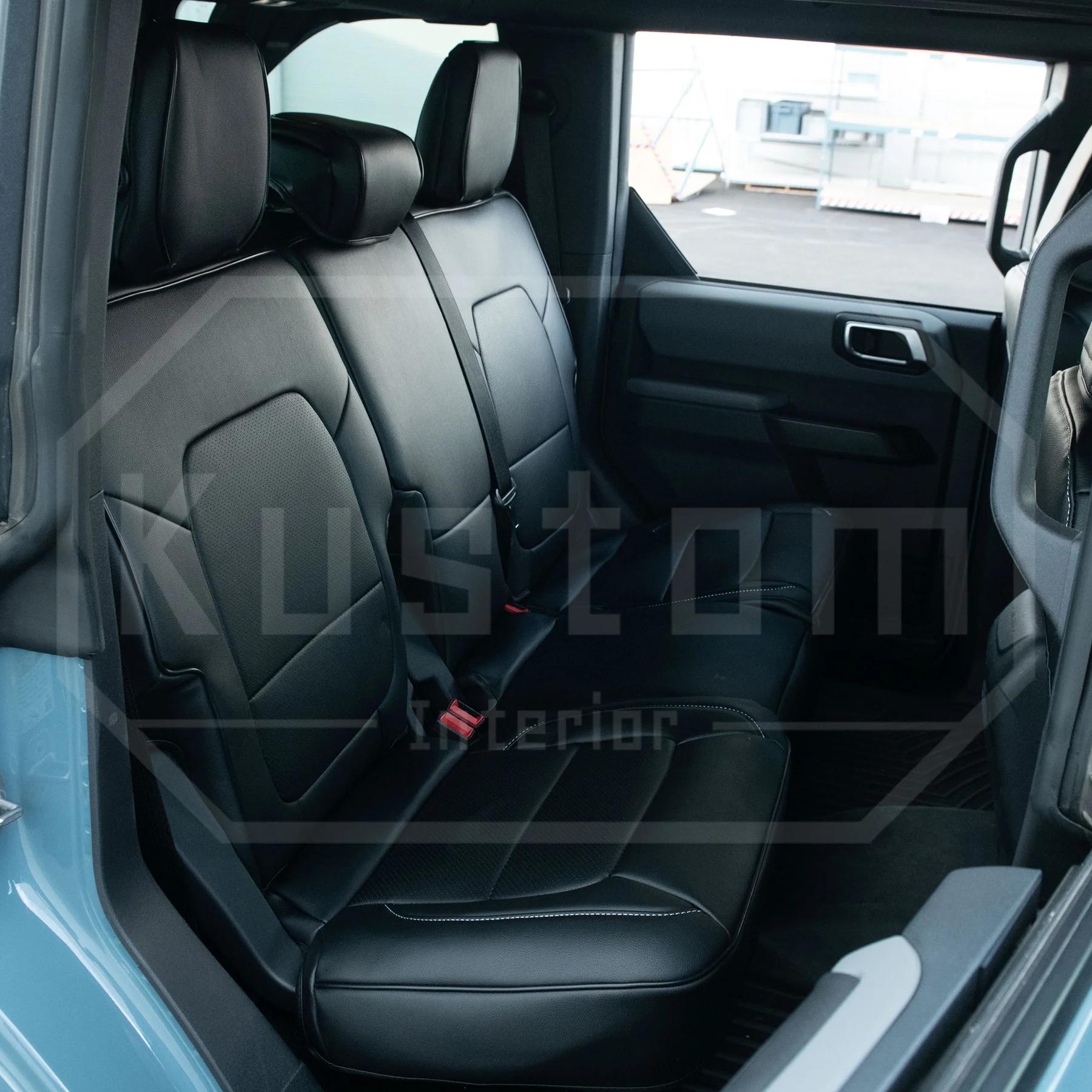 Kustom Interior Custom Premium Artificial Leather Seat Covers (2021+ Bronco)