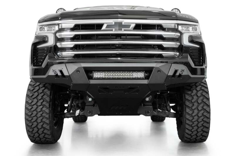 Addictive Desert Designs 2022-2025 Chevrolet Silverado 1500 Black Label Front Bumper - F140300010103