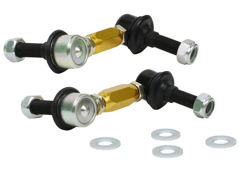 Whiteline Performance Front Sway Bar Link Adjustable Extra Heavy Duty 96-01 Land Rover Whiteline (1996-2015 Range Rover, Frontier, Pathfinder, Xterra, Equator) - KLC180-090