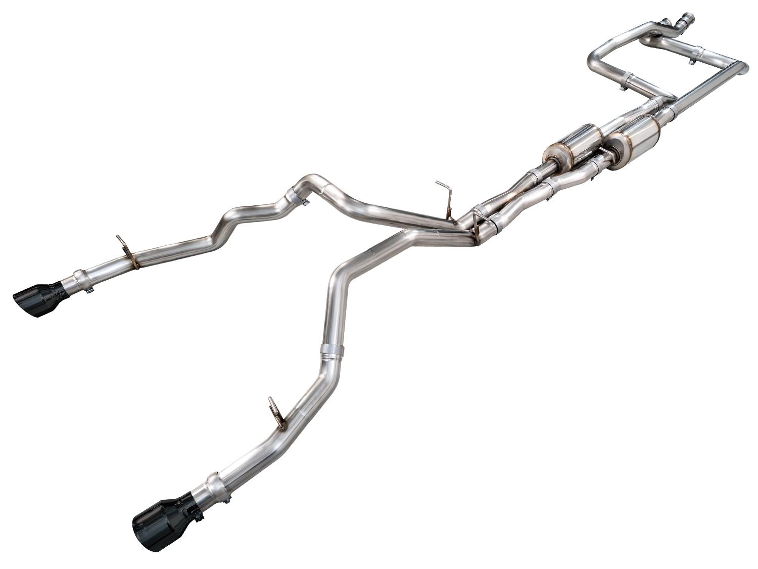 AWE 0FG Catback Exhaust - Diamond Black Tips (2025+ RAM RHO) - 3015-33630