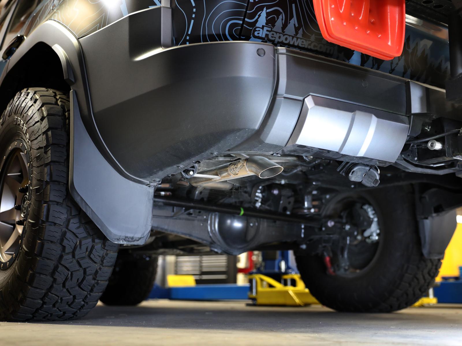 AFE Apollo GT Series 2-1/2 IN 409 Stainless Steel Axle-Back Hi-Tuck Exhaust System (2024-2025 Land Cruiser) - 49-46081