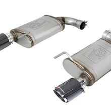 AFE 49-43105-C 2015-2017 Mustang GT 5.0L MACH Force-Xp 2-1/2" 409 Stainless Steel Axle-Back Exhaust System (Carbon Fiber Tips)