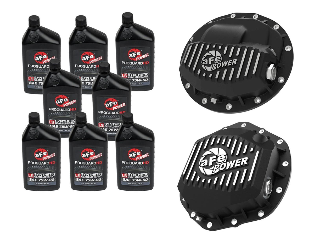 AFE Front & Rear Diff GUARD Package w/ Oil (2019-2025 2500 , 3500) - 46-7702AB