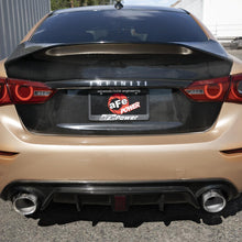 AFE Takeda 2-1/2 IN 304 Stainless Steel Cat-Back Exhaust System w/ Polished Tips (2014-2015 Q50 3.7) - 49-36136-P