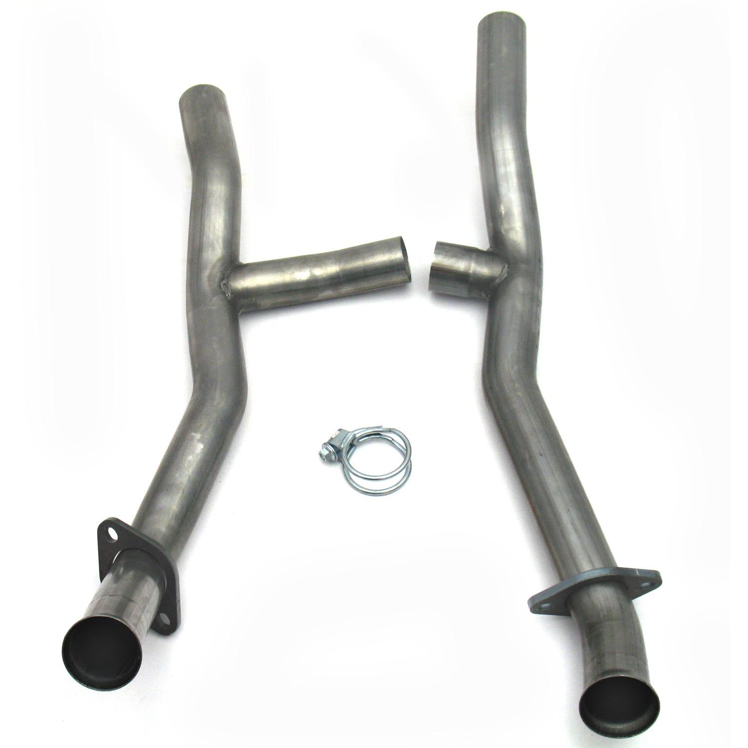 JBA H-Pipe for 1655, 351W for T5 Trans w/Cable Clutch (1969-1973 Mustang) - 1655SH