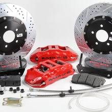 Baer 14" Extreme+ Rear Brake Kit, Fire Red, SDZ (1965-1982 Corvette) - 4302125FR