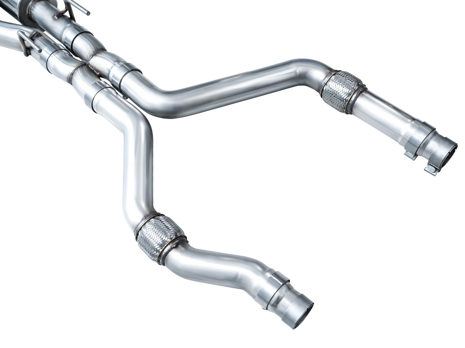 AWE Touring Edition Catback Exhaust - Diamond Black Tips (2020-2026 Explorer ST) - 3015-43625