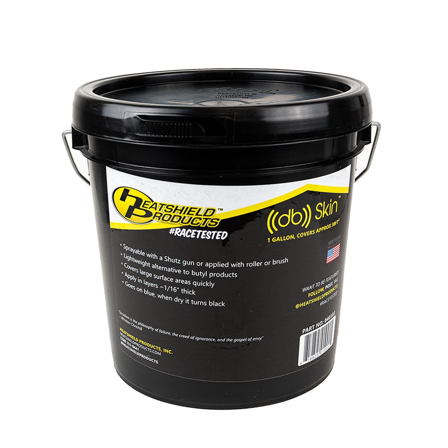 Heatshield Products Spray, Brush, Or Roll On, Great For Door Skins And Roofs, Dries To Black Color - 040101