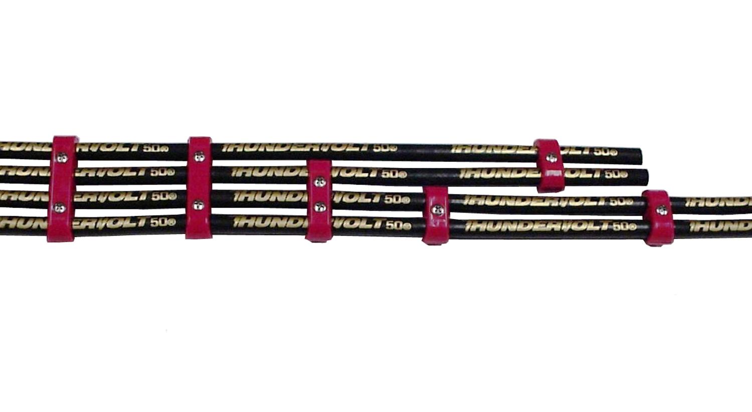 TAYLOR CABLE 10.4 4 cyl Vertical Wire Loom Kit blue  - 42567