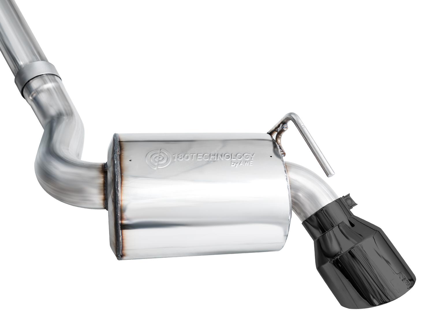 AWE Touring Edition for Nissan Z - Diamond Black Tips - 3015-33400