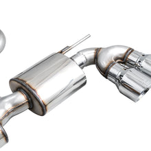 AWE Touring Edition Exhaust for Volkswagen MK8 Golf R - Chrome Silver Tips - 3015-42658